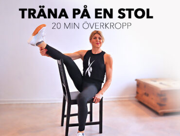 träningspass på en stol