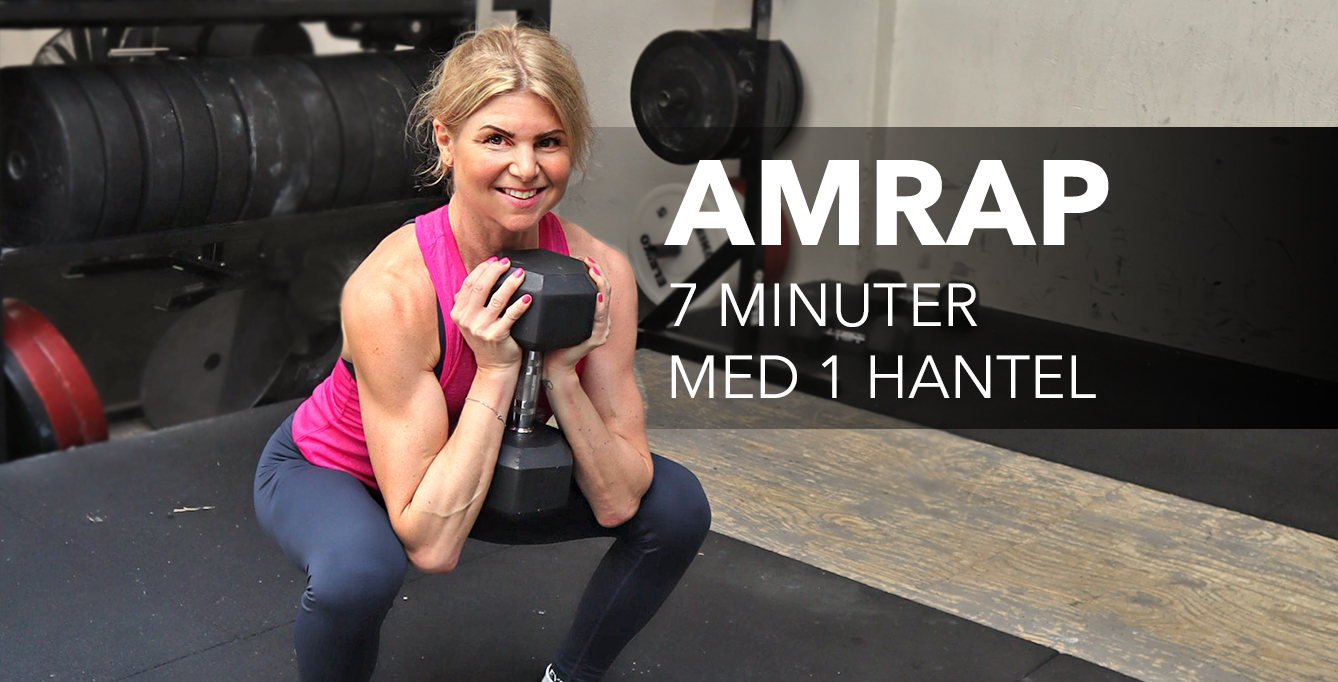 FILM: AMRAP på 7 minuter med 1 hantel - Anna Jonasson - Trend o träning