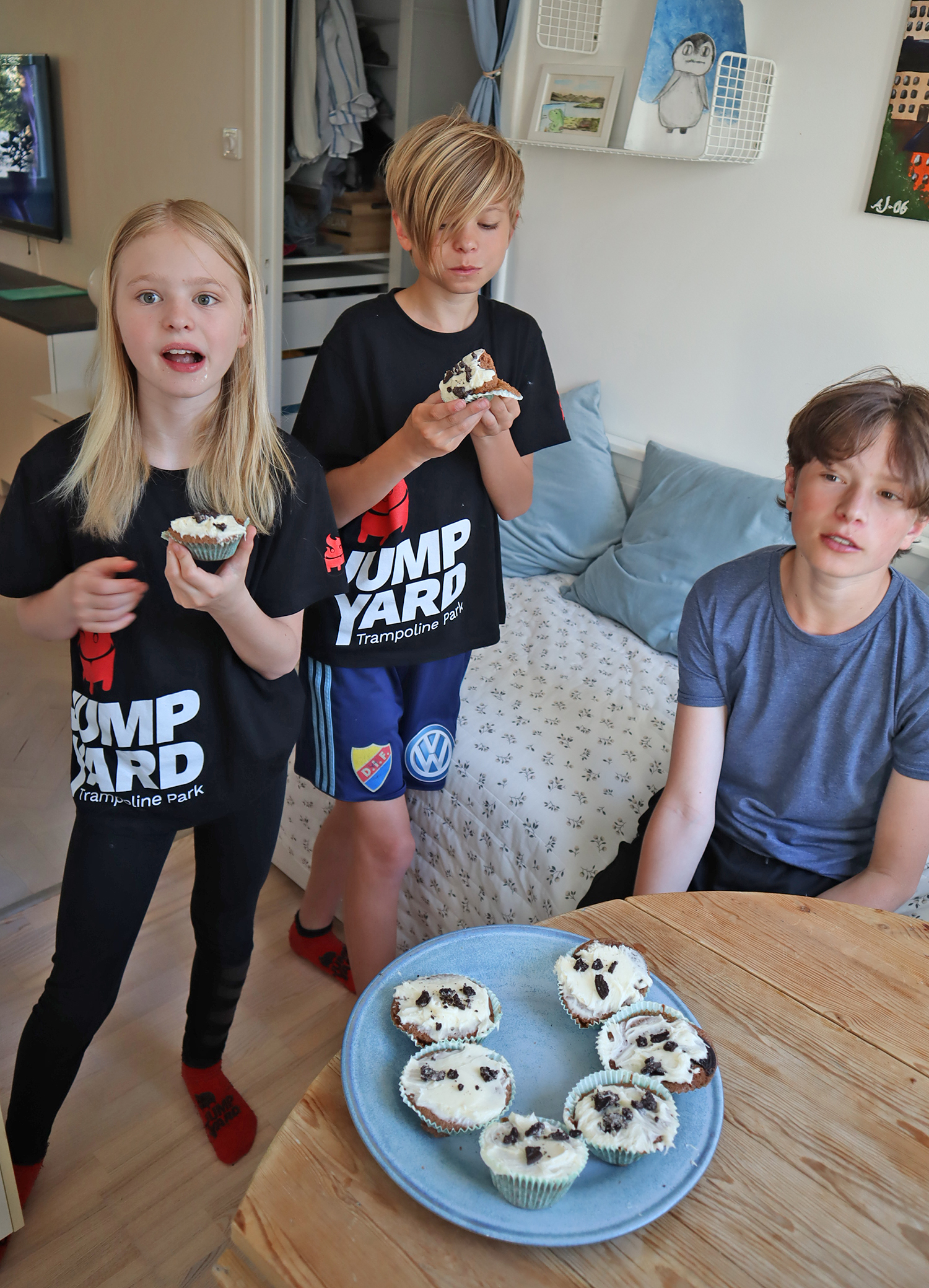 cupcakes med vaniljfrosting 