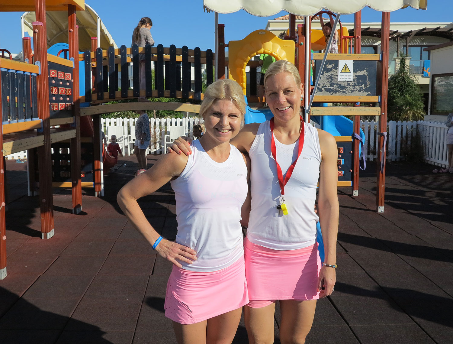 träningsresa Anna Jonasson Milla Åkerlund