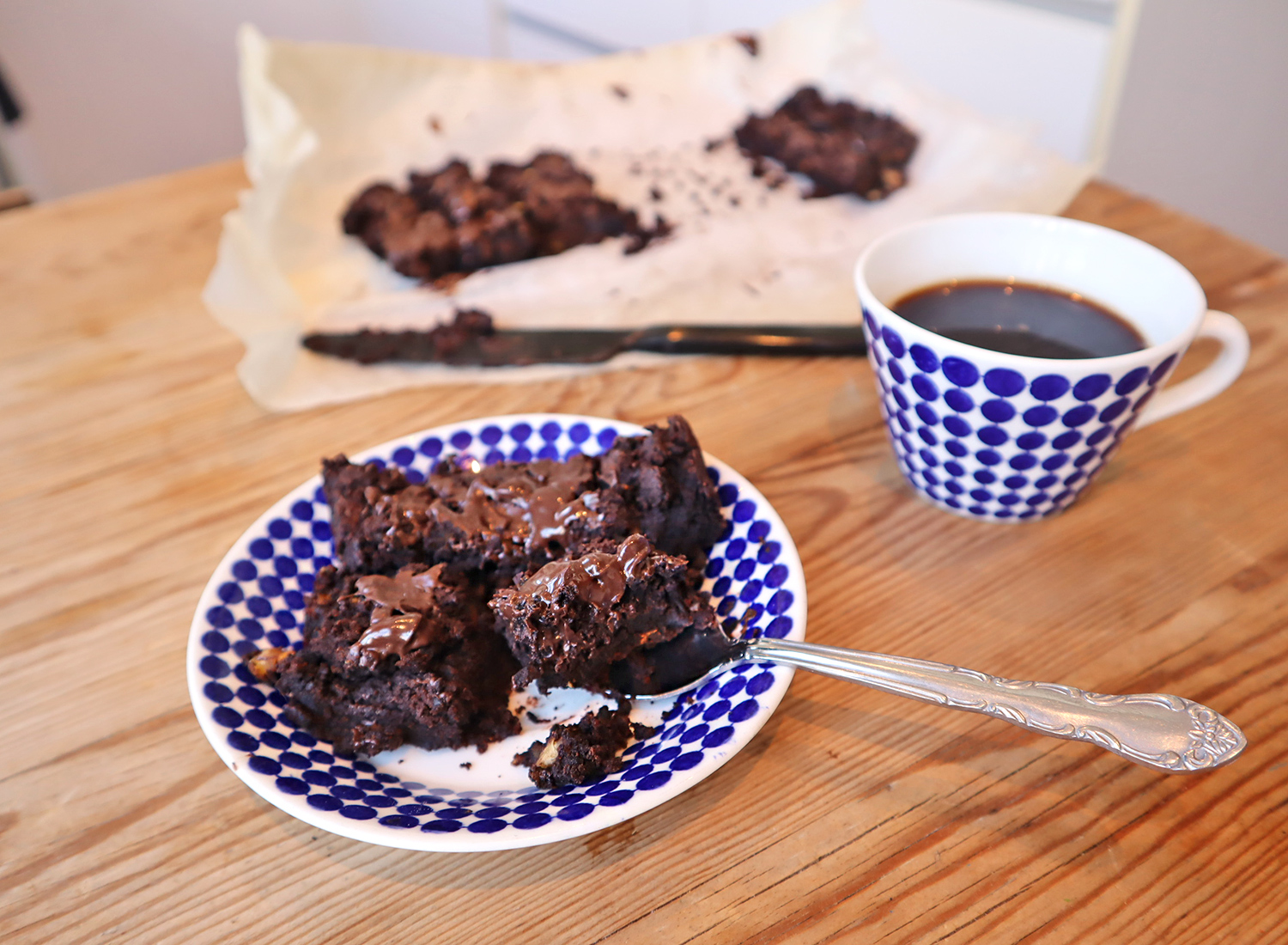brownie av kikärtor