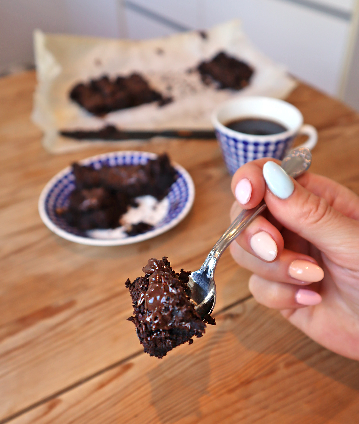 brownie av kikärtor