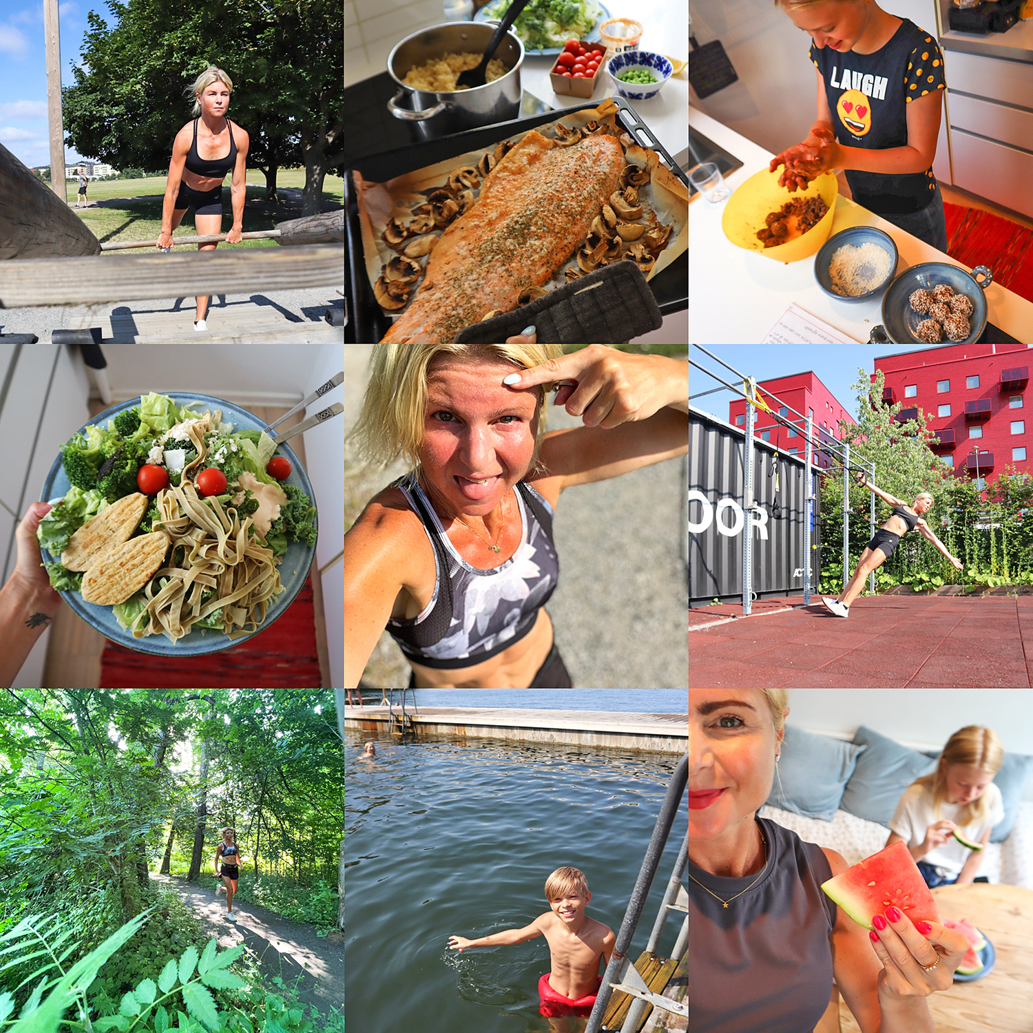 veckans64 - Sommarsvett och chill i city – veckans träning och vardagsrapport #64