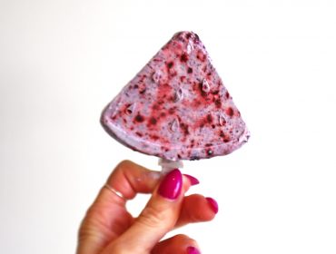 sockerfri blåbärsglass