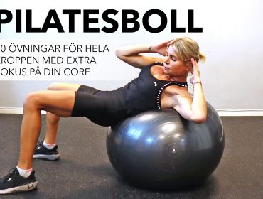 styrkeövningar med pilatesboll