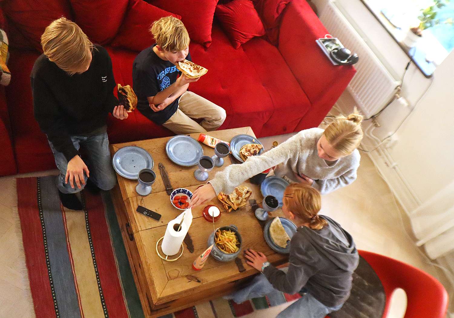 smashed tortilla burger