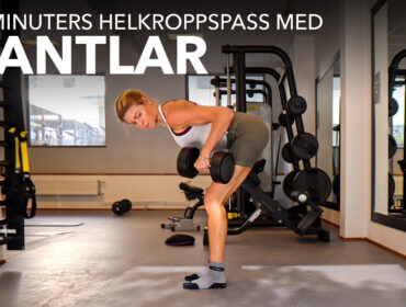 helkroppspass med hantlar