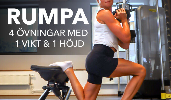 övningar för rumpan