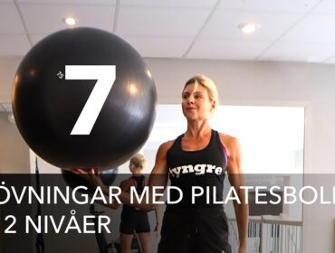 övningar med pilatesboll