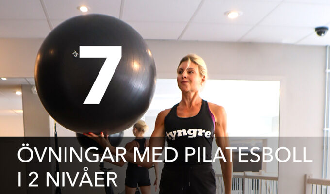 övningar med pilatesboll