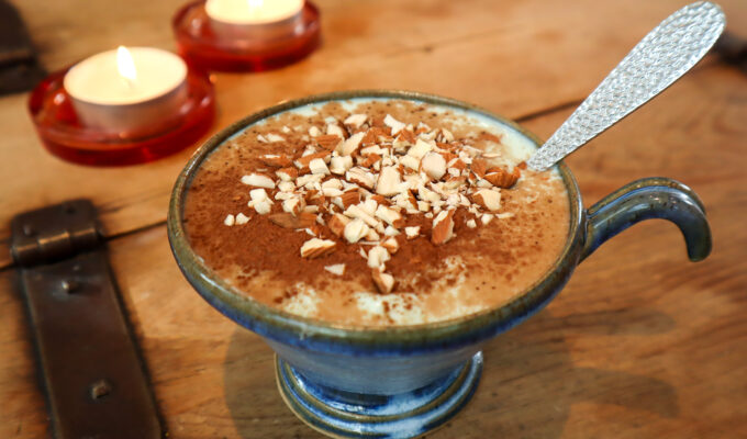 hemgjord proteinpudding