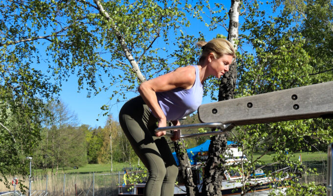 baspass med skivstång