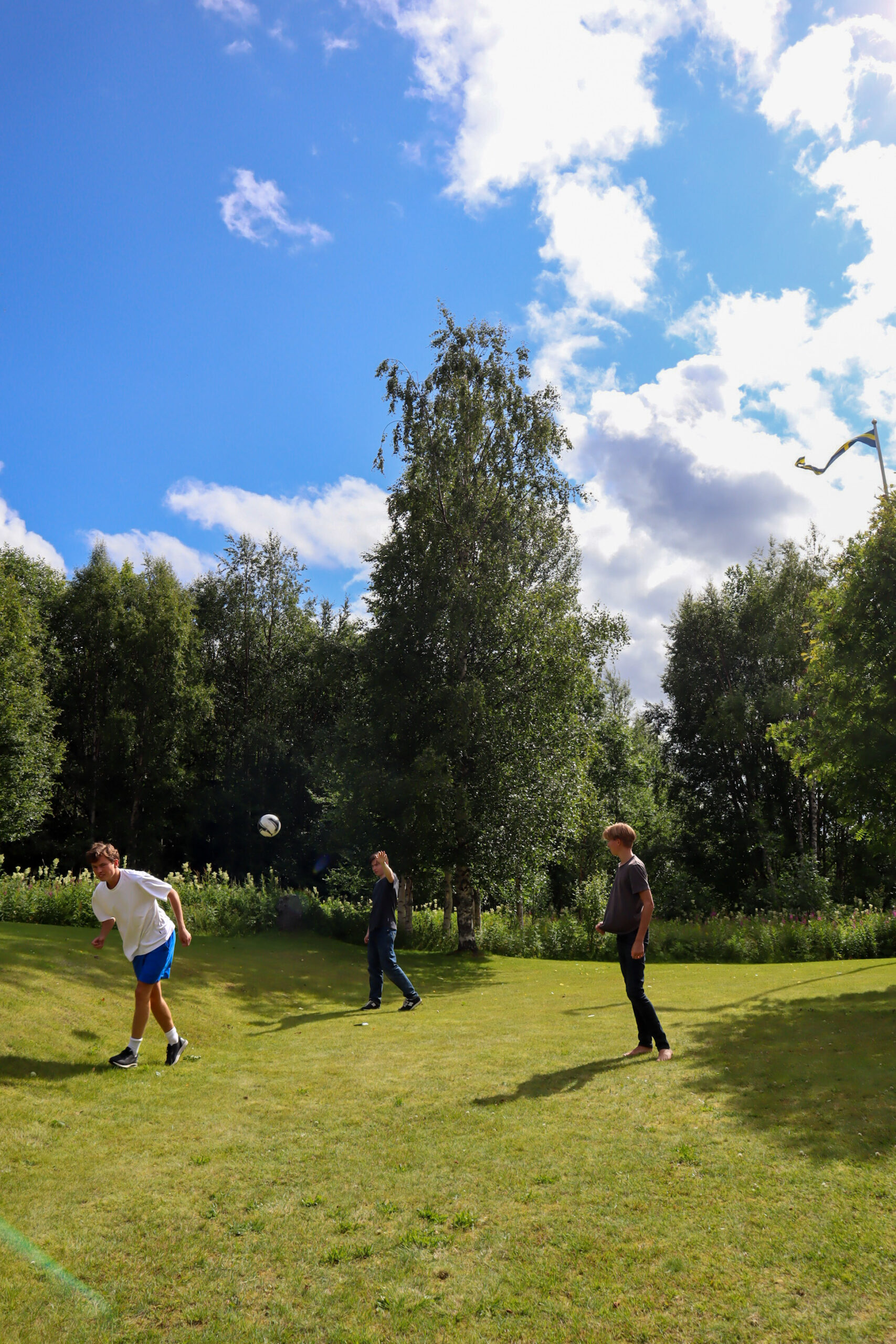 fotboll barnen jorm sommar