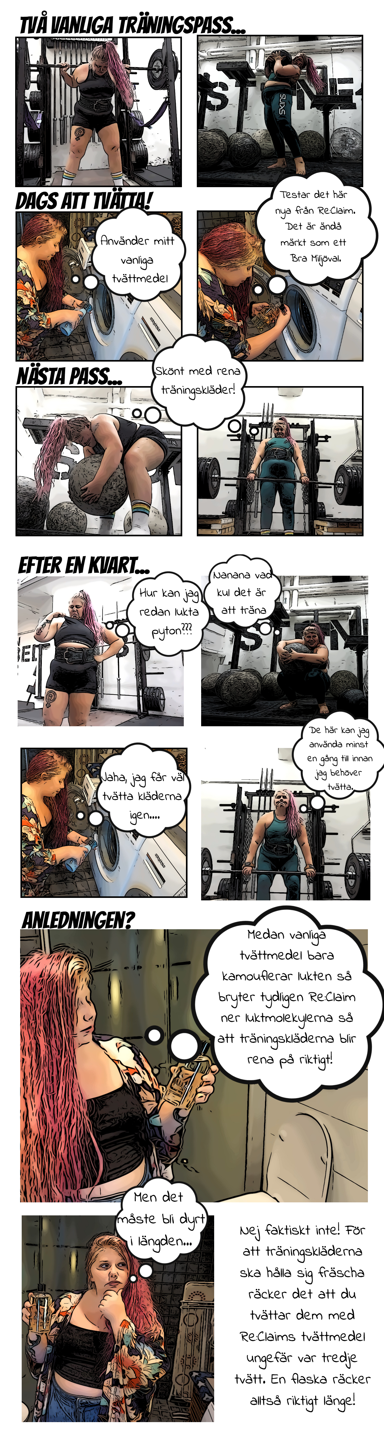 reclaim - Trött på illaluktande träningskläder?