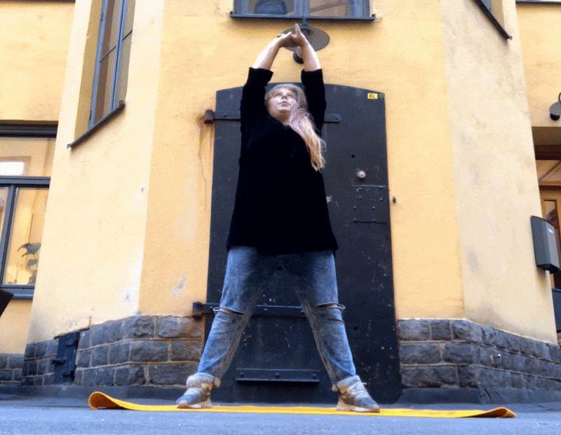 bakåtfällning - Ett yogapass från en icke-yogi