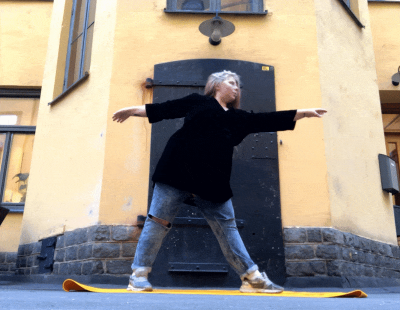 krigare-typ - Ett yogapass från en icke-yogi