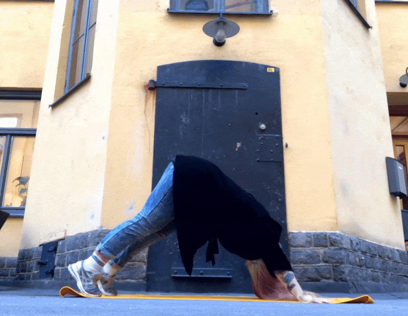 nedåtgående-hunden - Ett yogapass från en icke-yogi