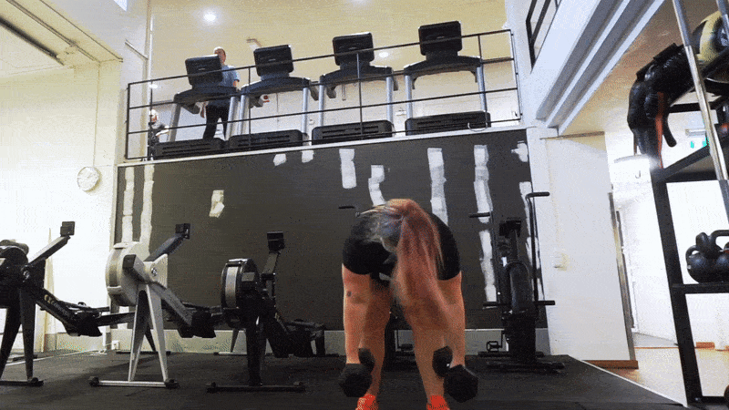 rodd-burpee - Flåsigt helkroppspass med hantlar