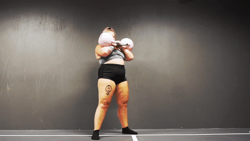 1c - 3 kettlebellpass för 3 olika mål