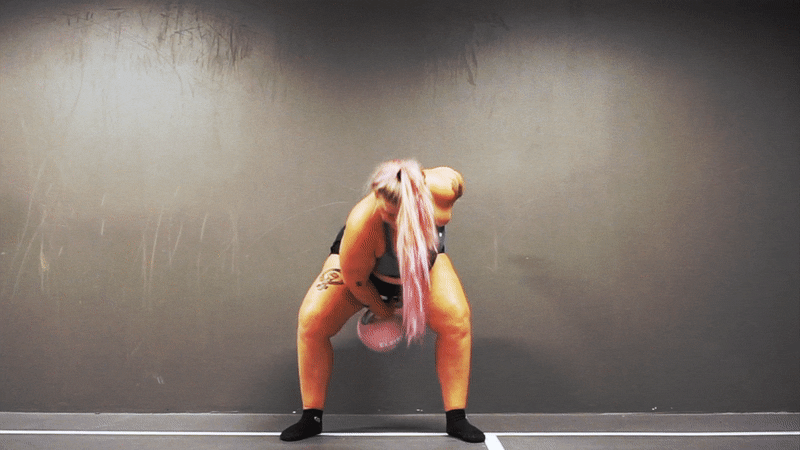 2d - 3 kettlebellpass för 3 olika mål