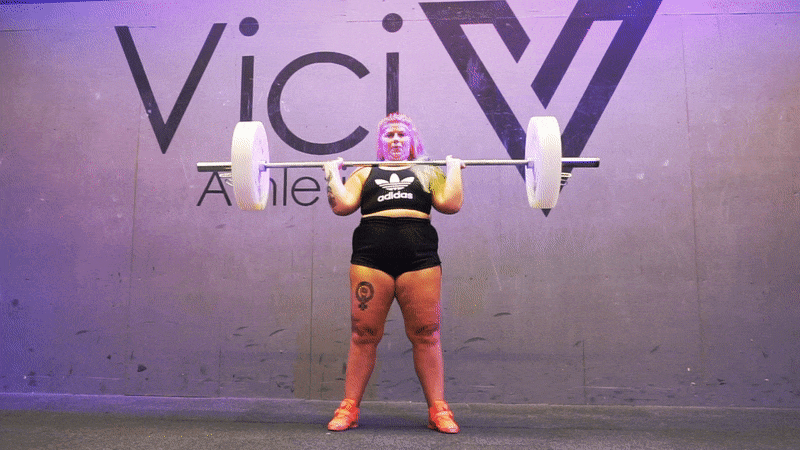 militärpress - 1 skivstångskombination för 3 nivåer