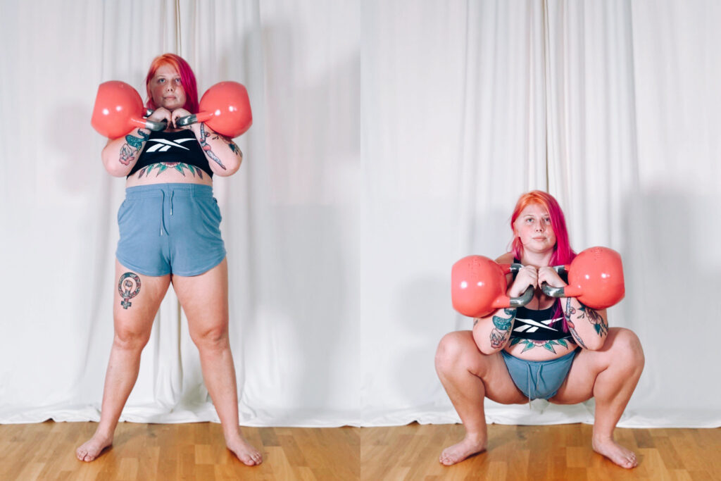 8B4CFEF0-810E-47D8-AE0D-8F76C5B66C17-1024x683 - Så gör du knäböj på 5 sätt med kettlebells