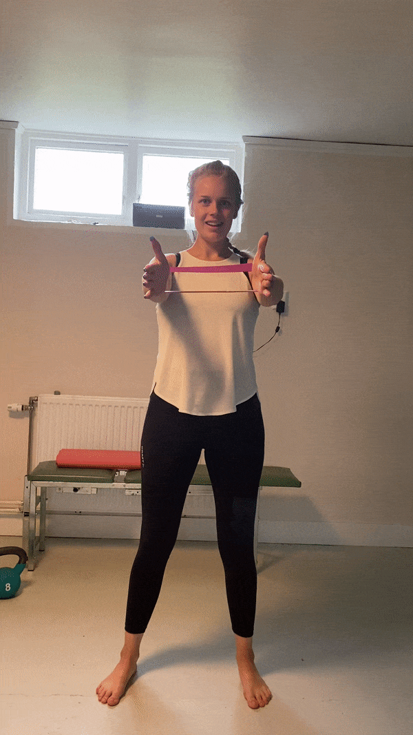 Isärdrag-med-miniband - Överkroppspass med minibands