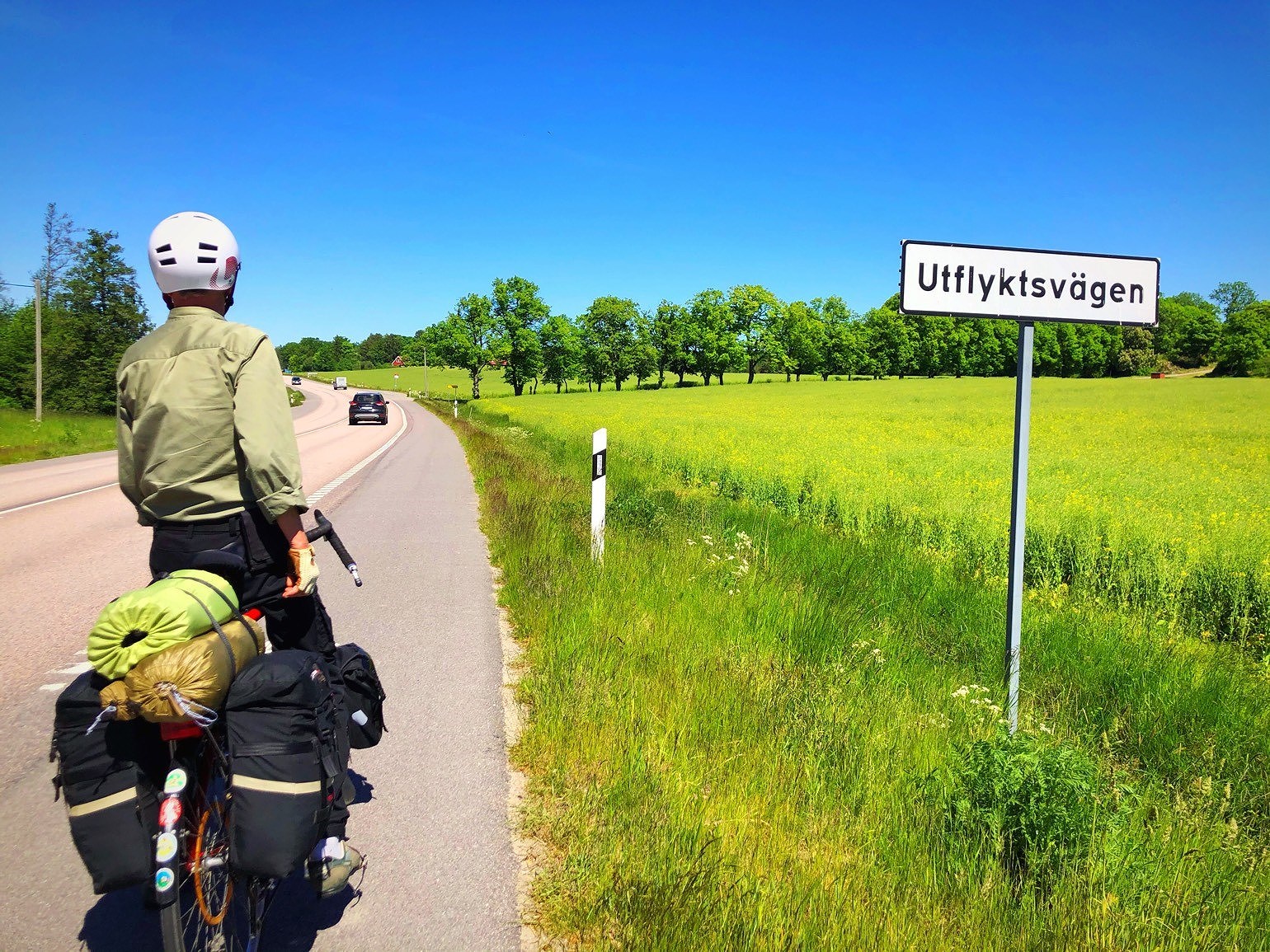 202006120624127041 - Dag 2 cykelsemester: Arbeta som författare från cykelsadeln