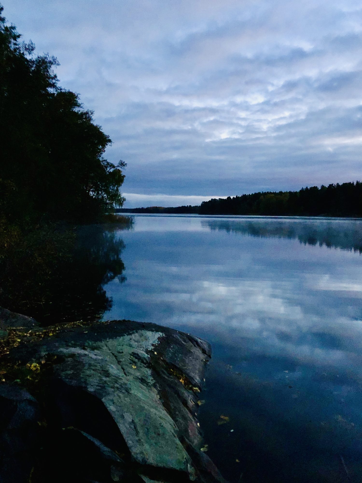 Mörk, mysig och kall morgonlöpning