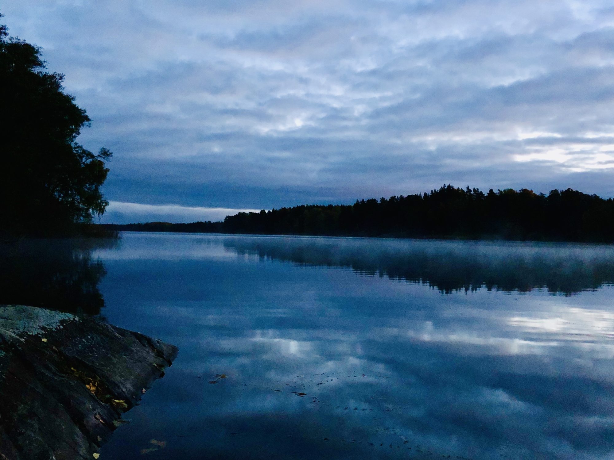 Mörk, mysig och kall morgonlöpning