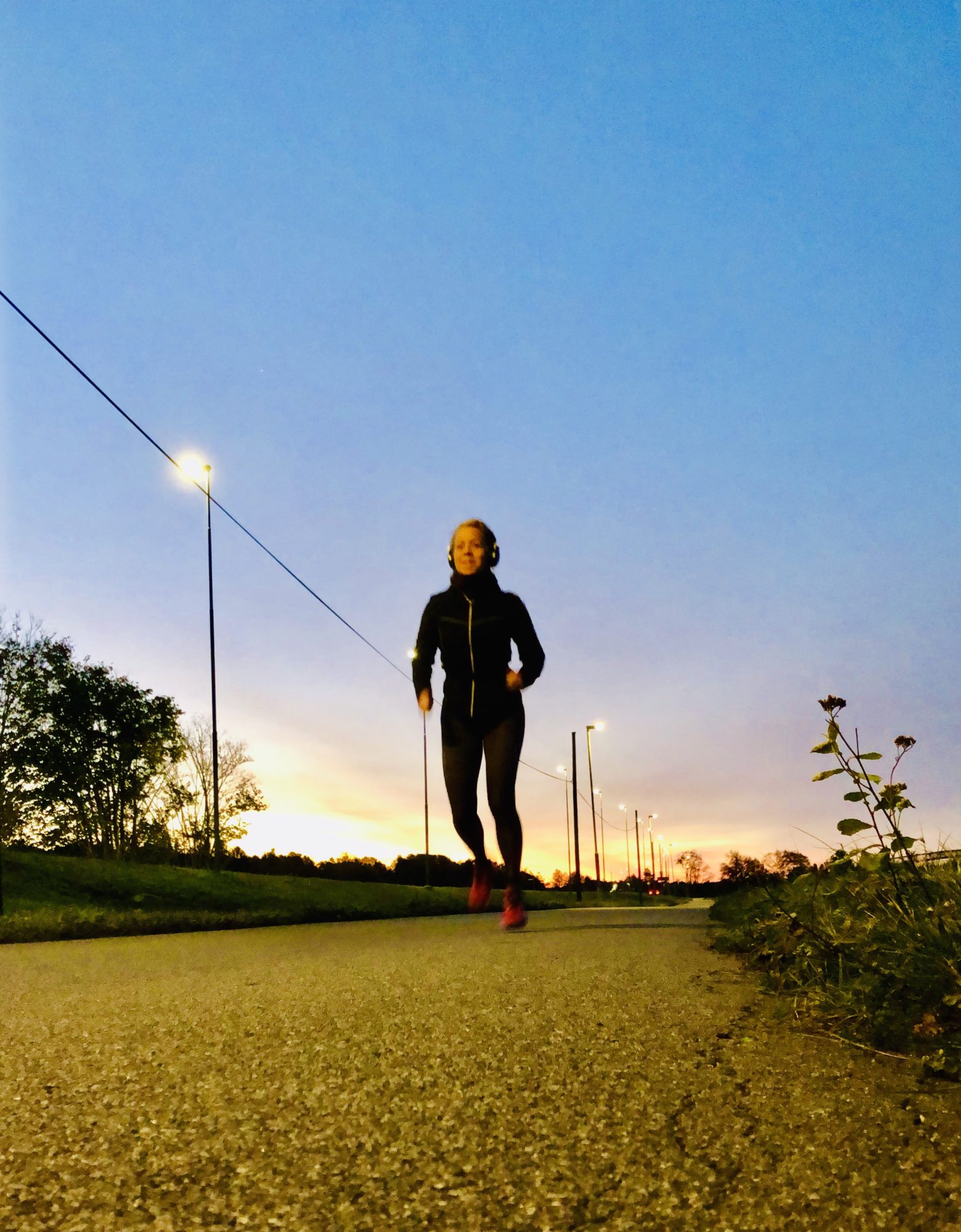 Löpning i gryningen
