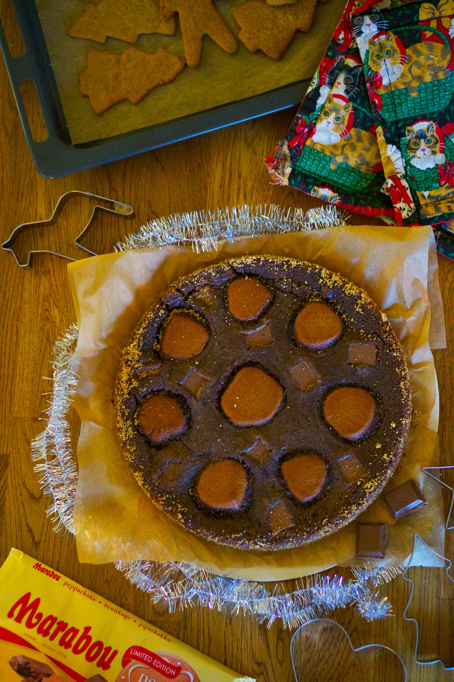 Kladdkaka med pepparkaka recept