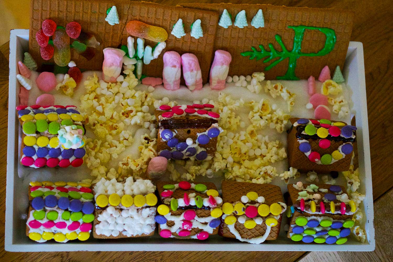 Göra pepparkakshus med barn