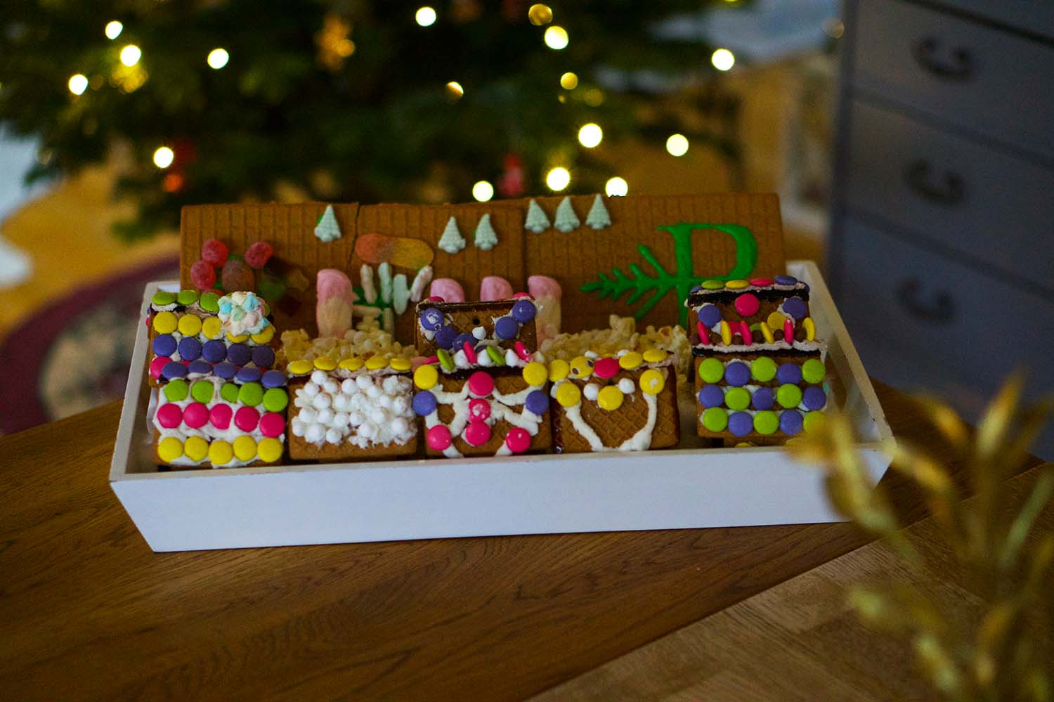 Göra pepparkakshus med barn