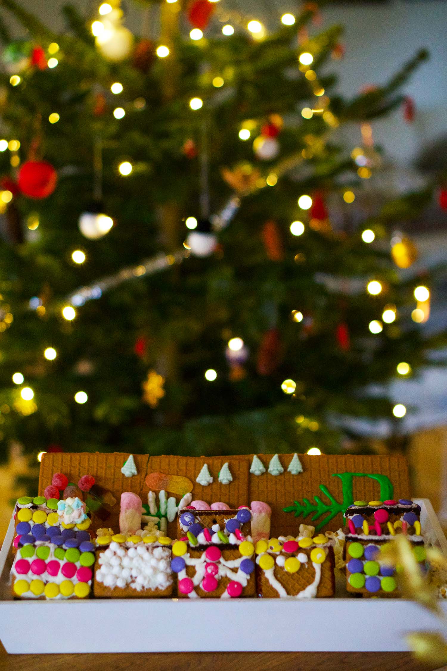 Göra pepparkakshus med barn