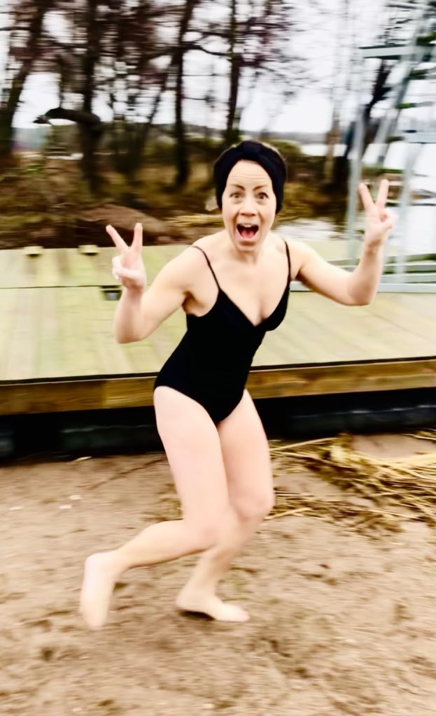 Kallbad januari - årets första kallbad