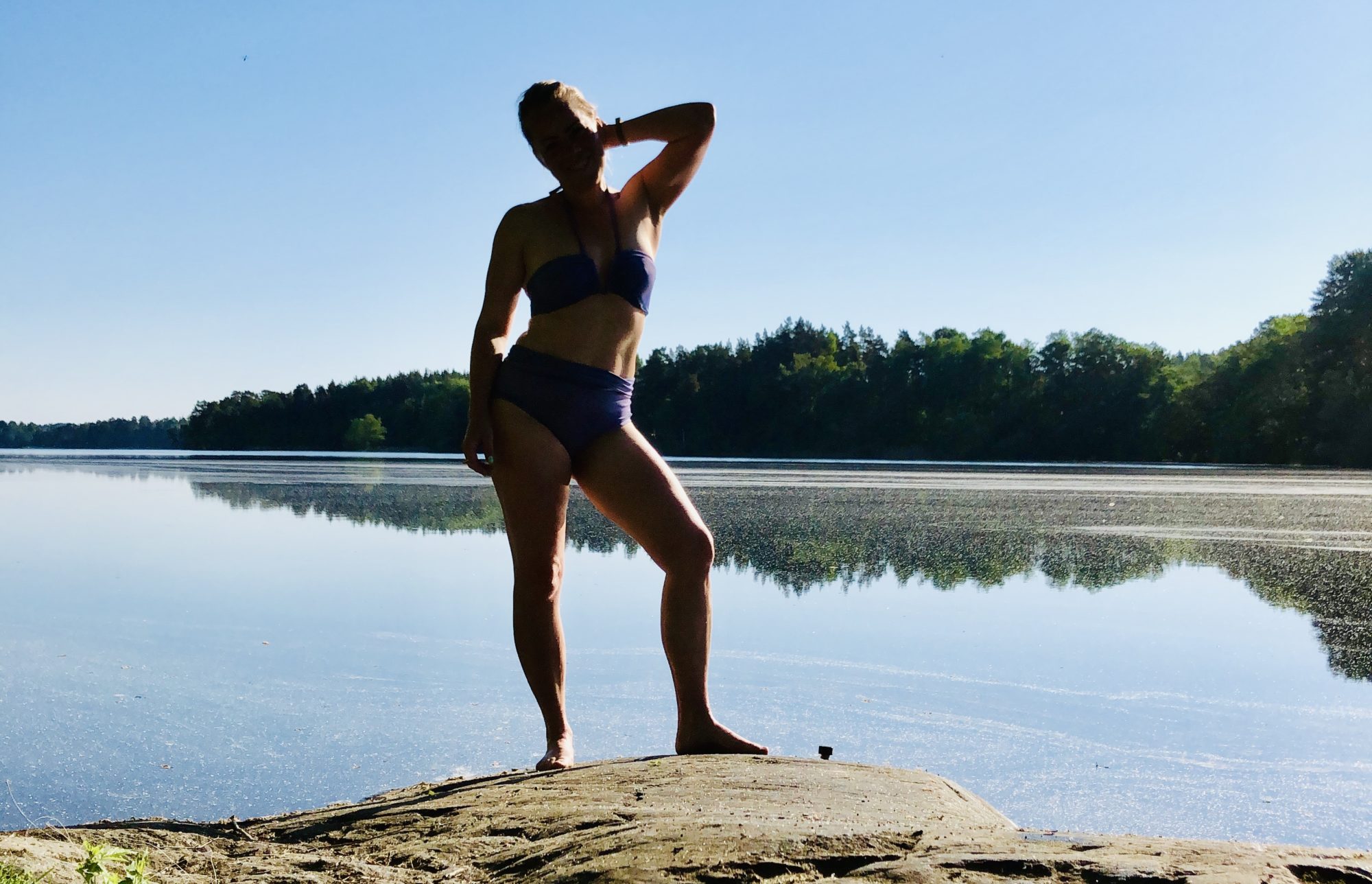 Löpning med badstopp