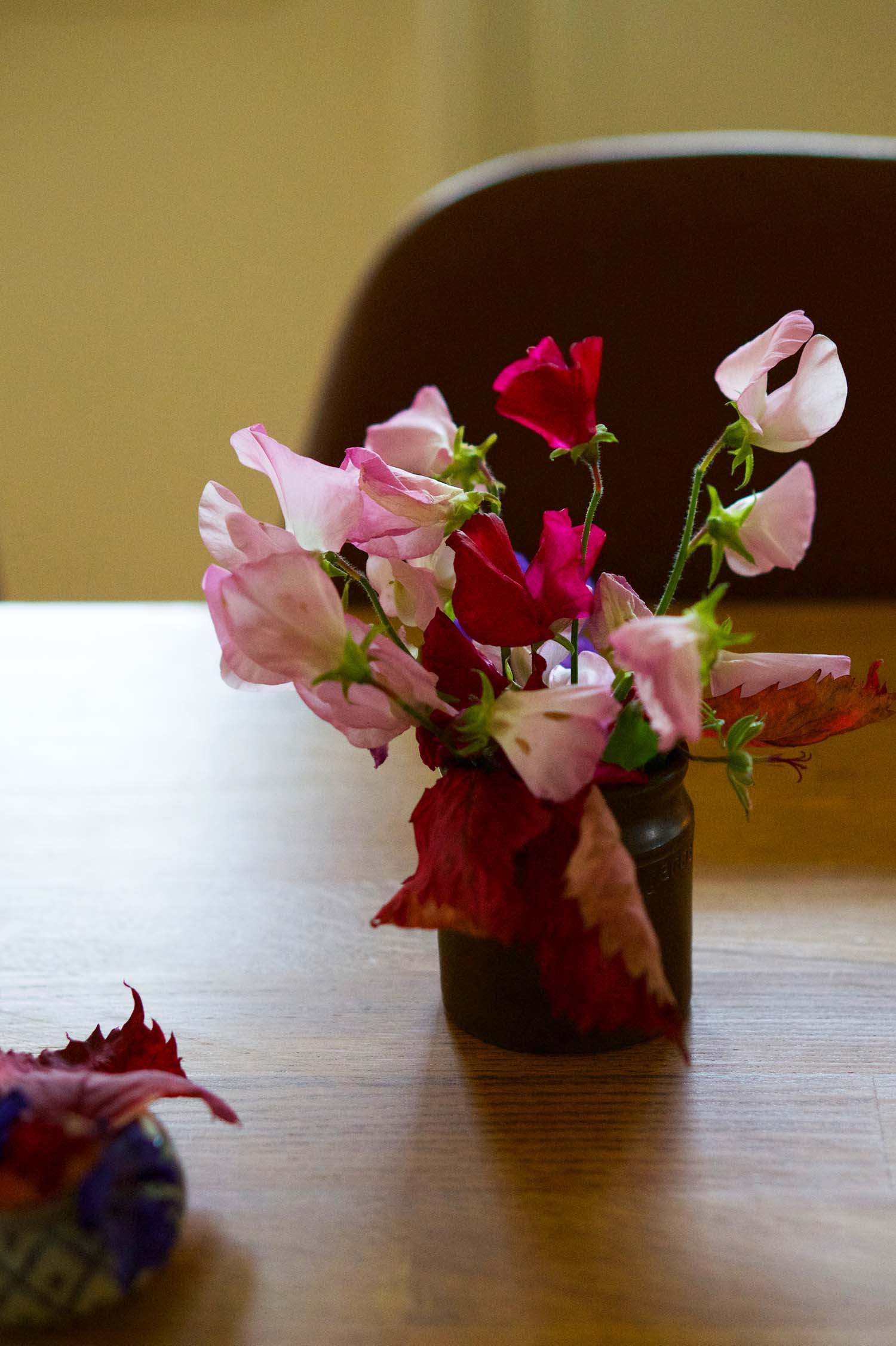 Hemmakontoret på morgonen