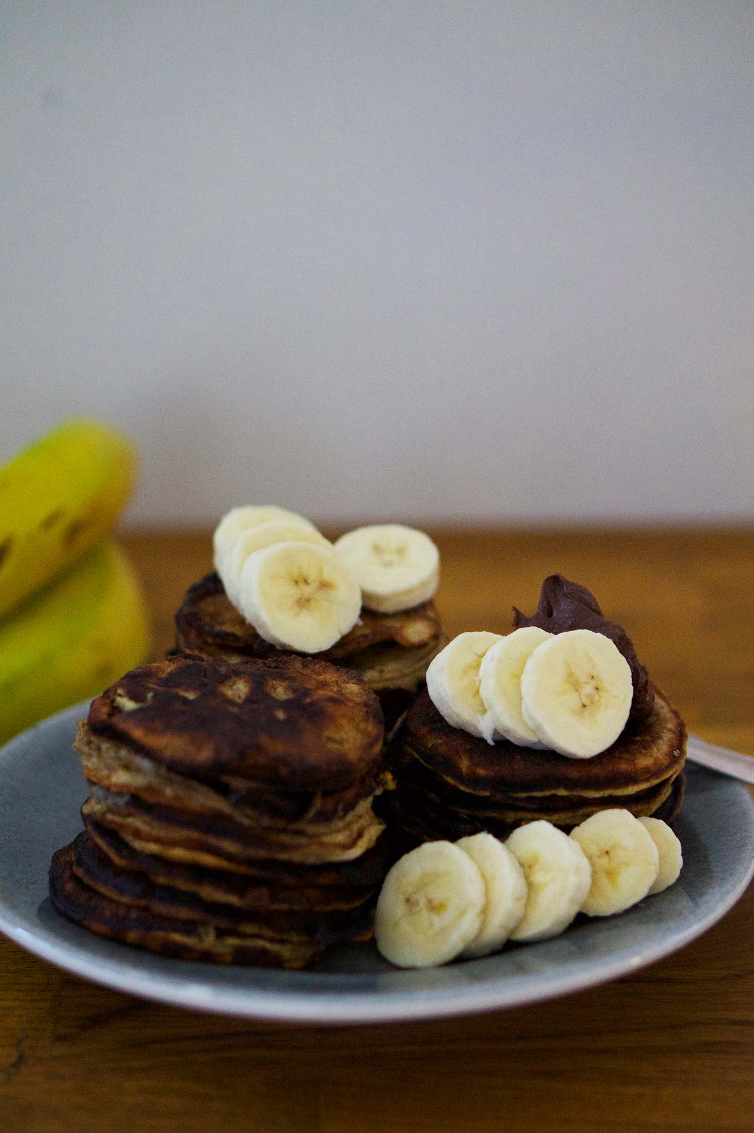 Plättar med banan och nutella - nyttigt recept