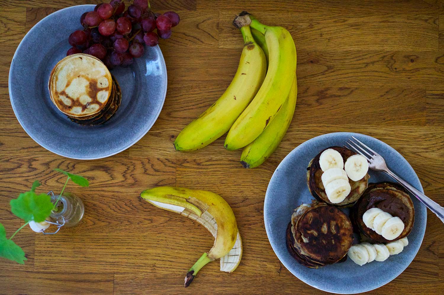 Plättar med banan och nutella - nyttigt recept