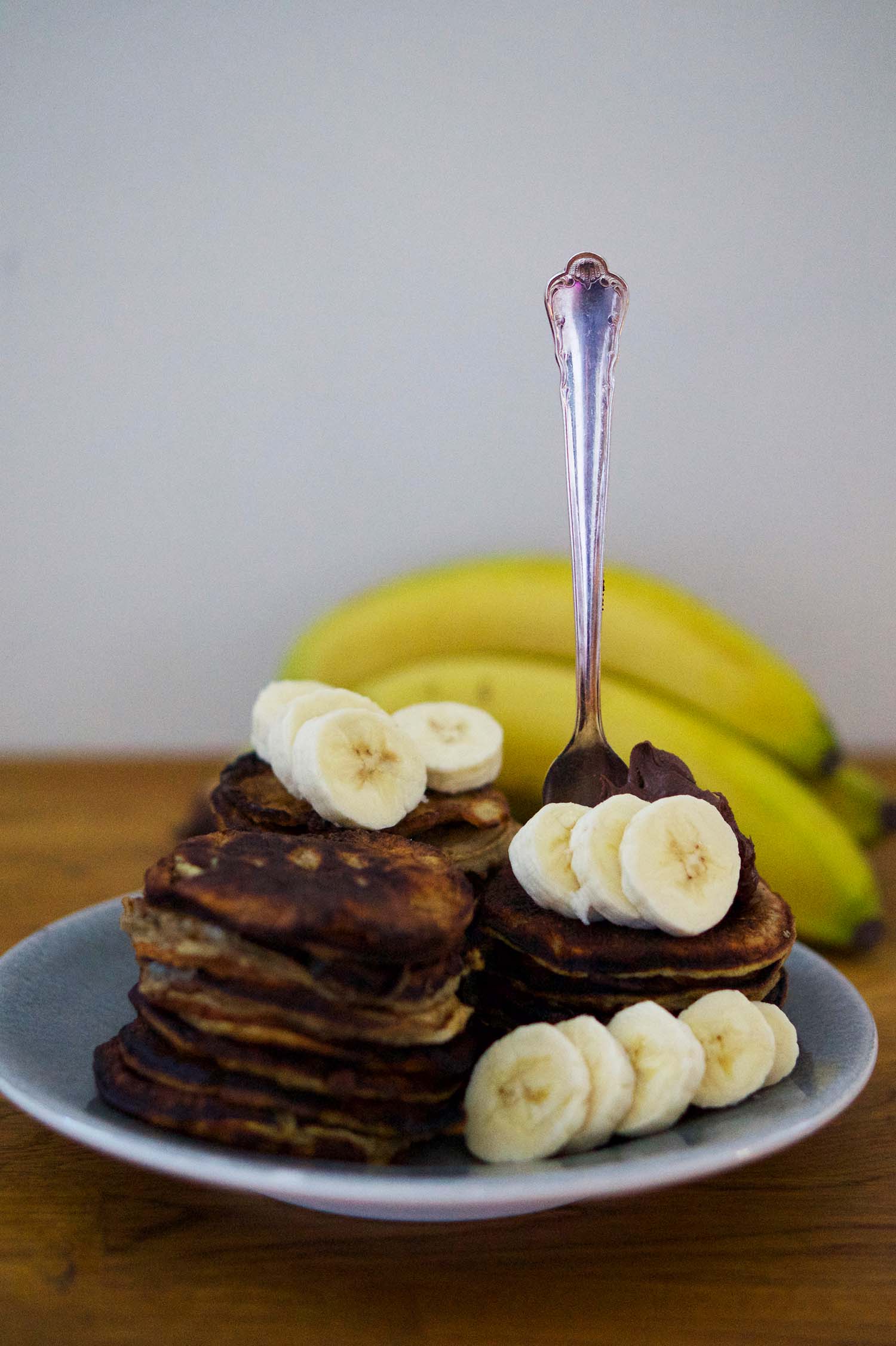 Plättar med banan och nutella - nyttigt recept