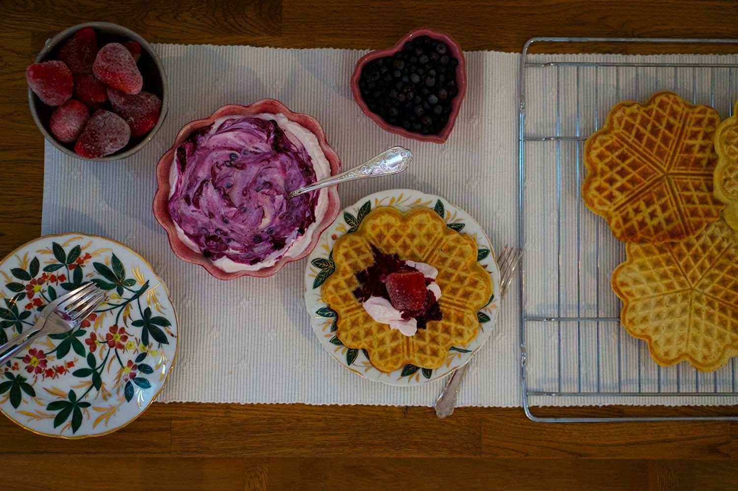 Mjuka våfflor recept