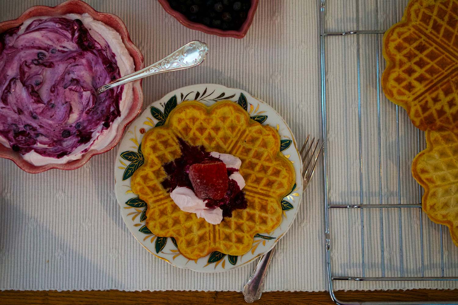 Mjuka våfflor recept