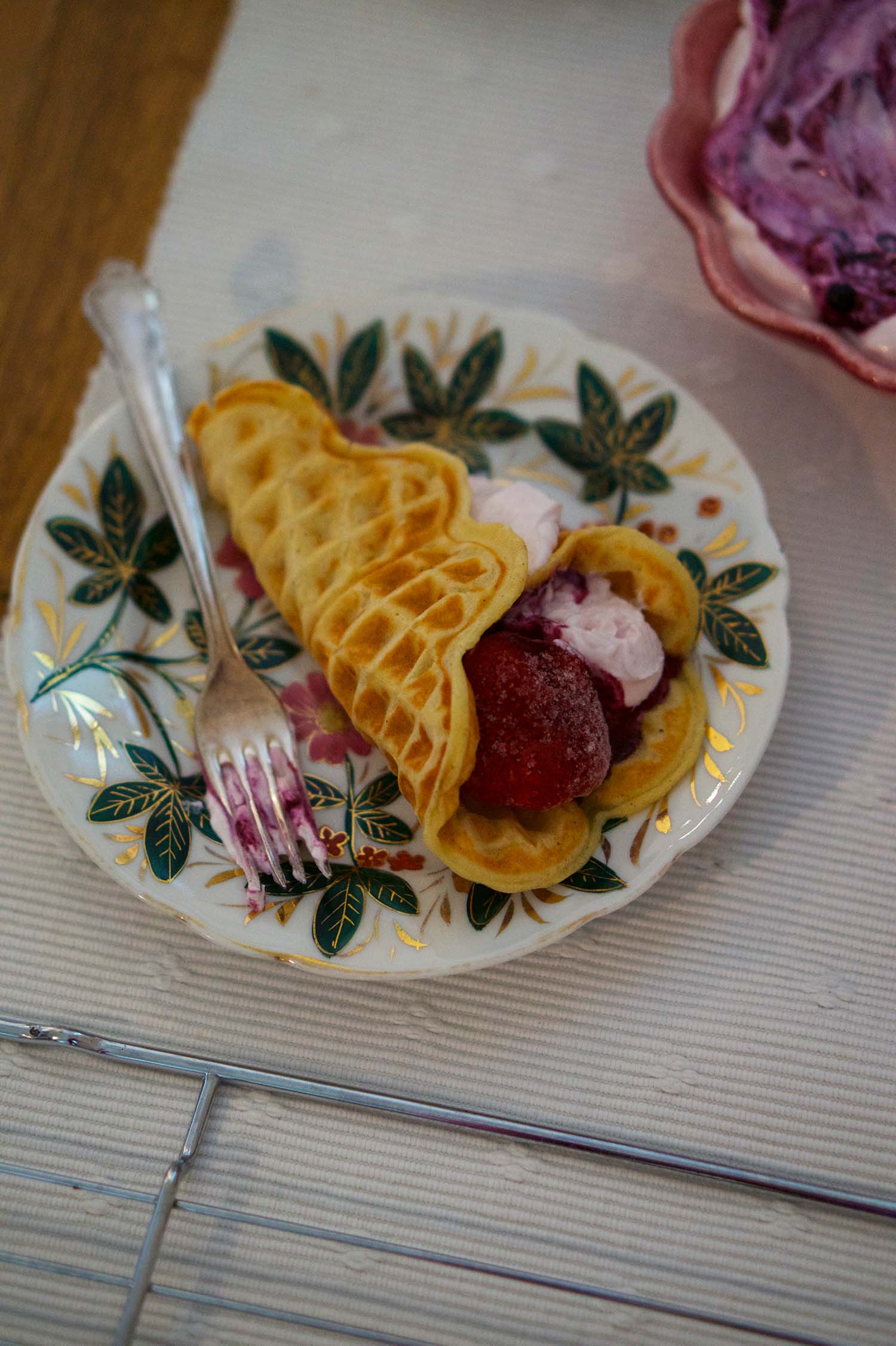 Mjuka våfflor som våffelwraps