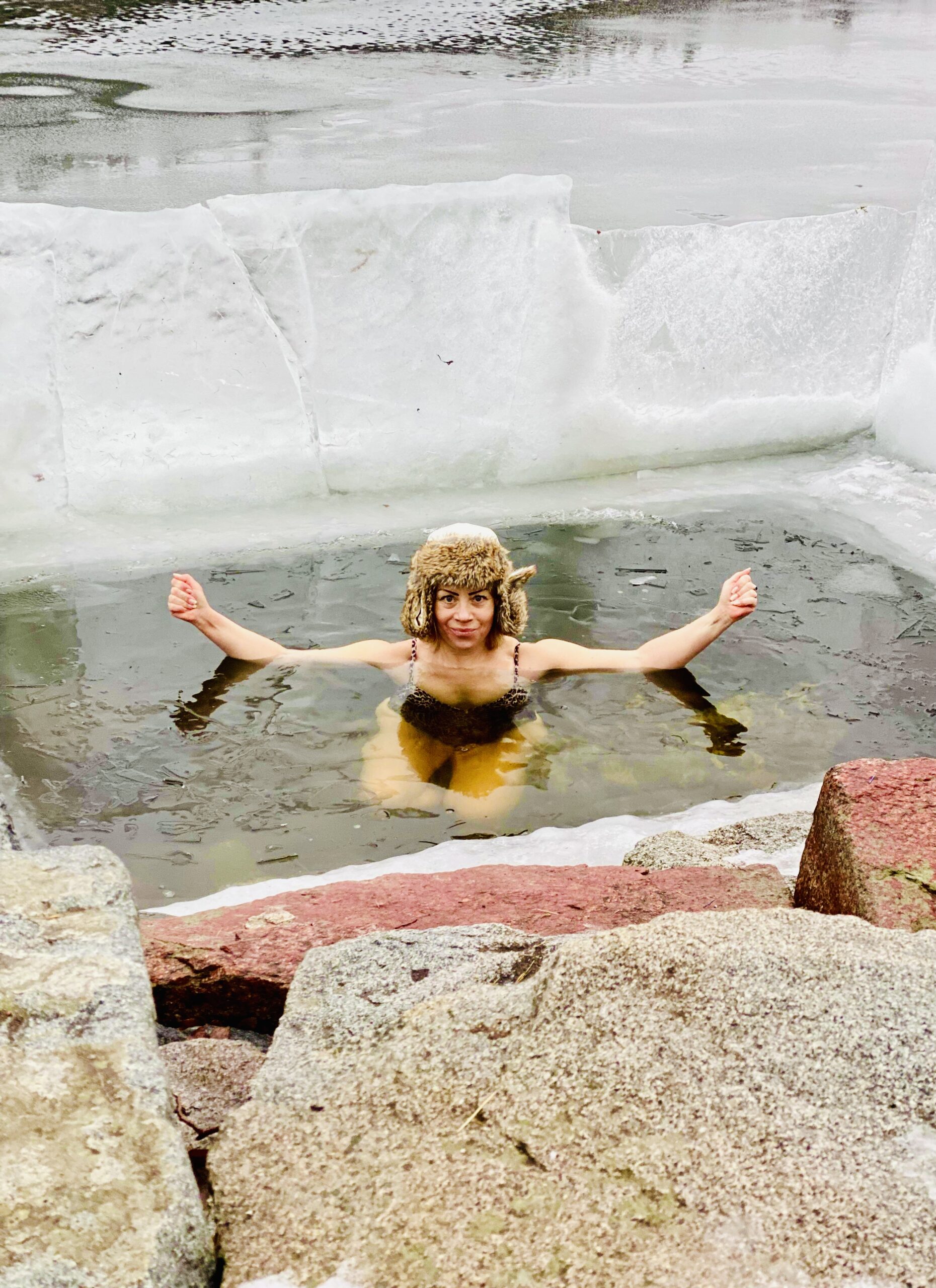 Årets sista kallbad