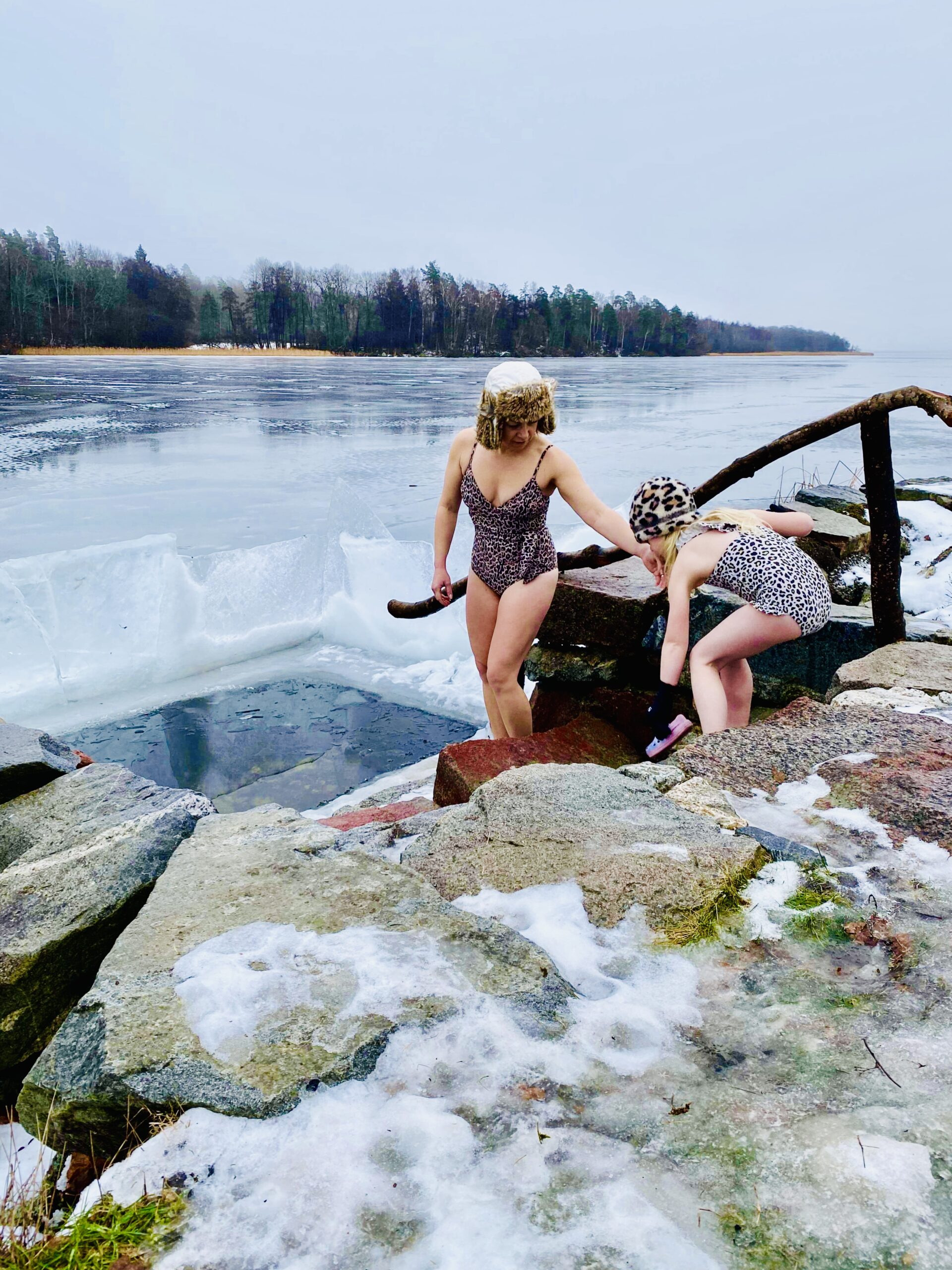 Årets sista kallbad