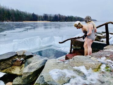 Årets sista kallbad