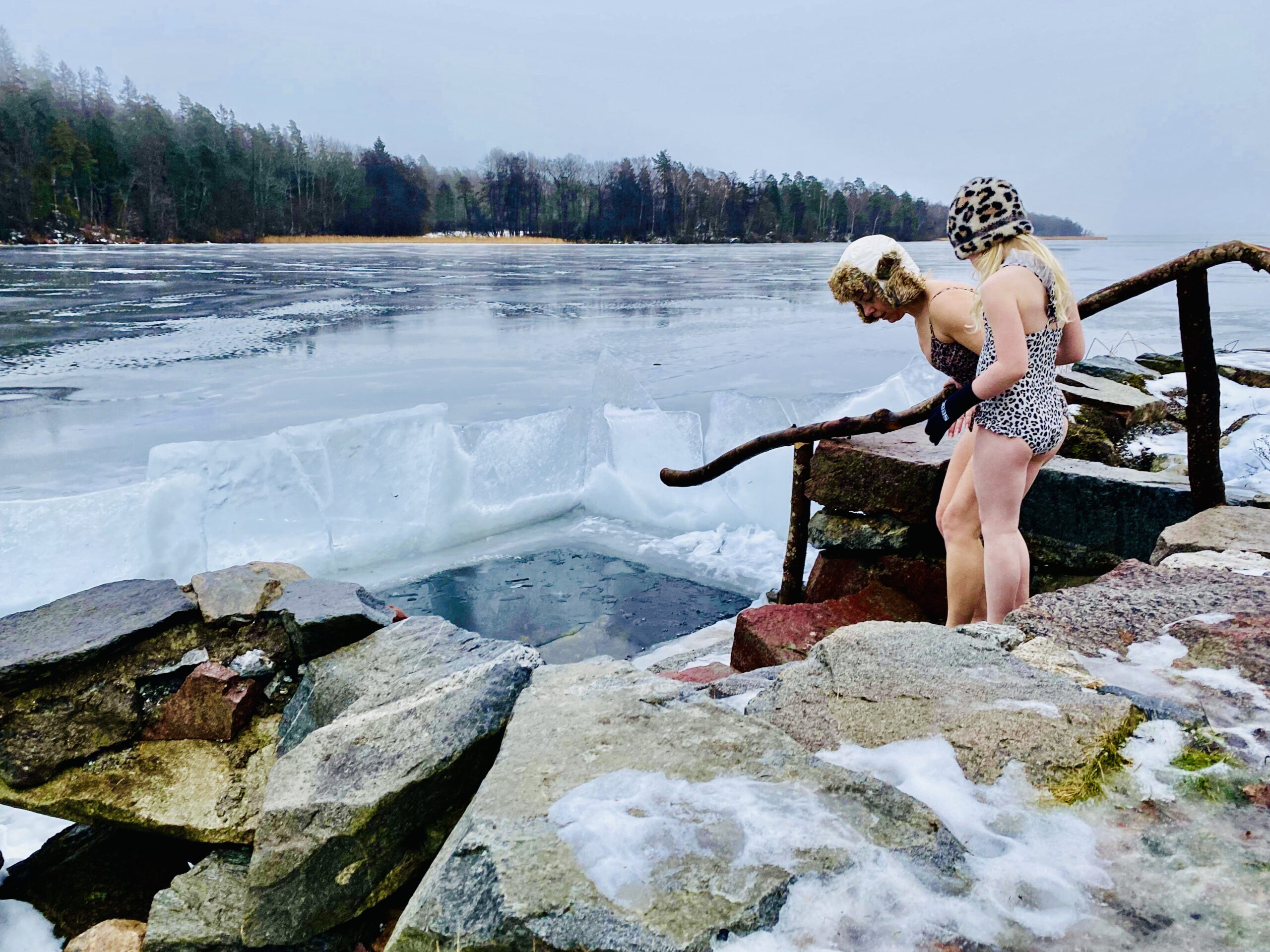 Årets sista kallbad