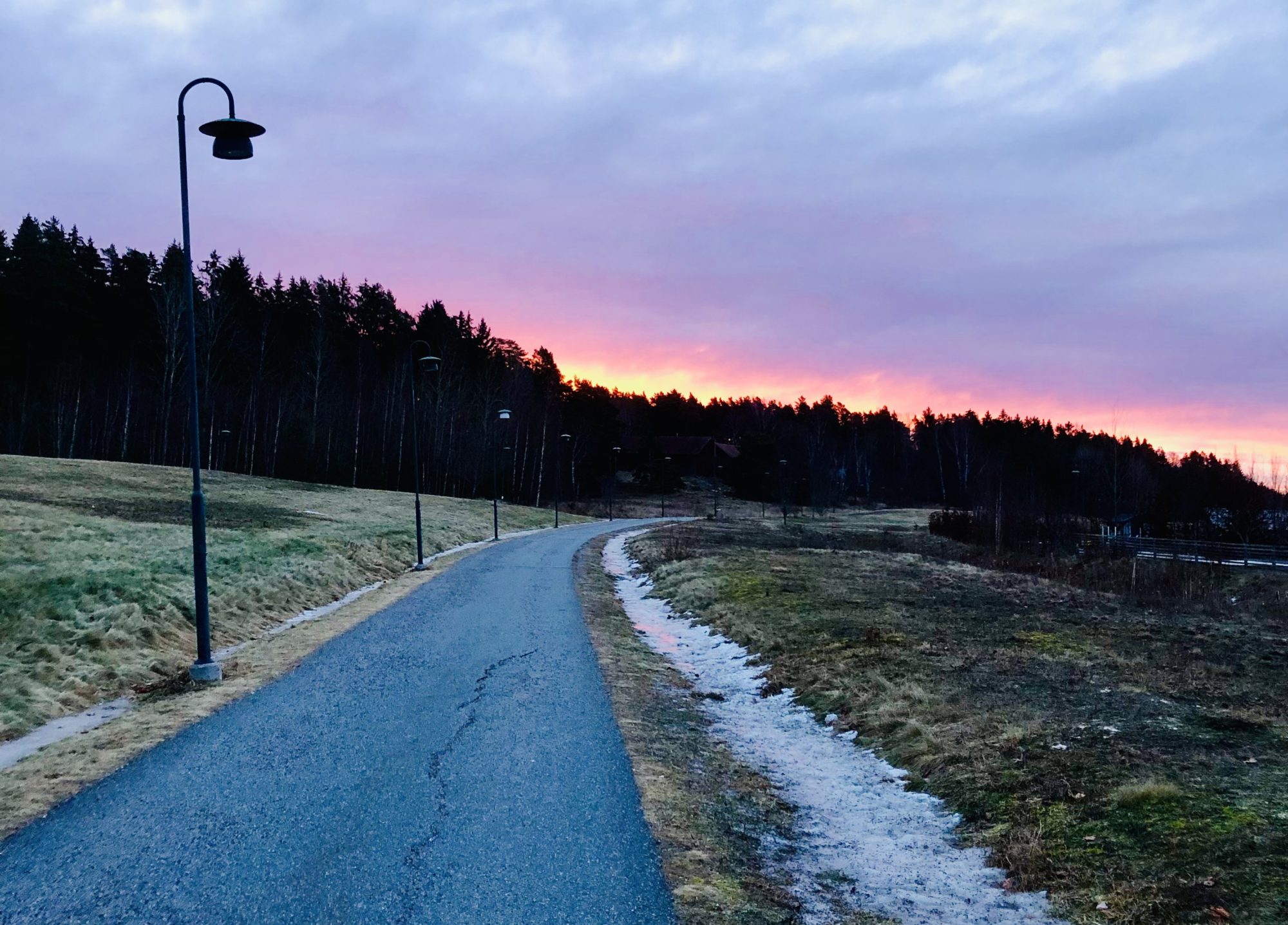 Soluppgång januari - Jag tror på en god värld