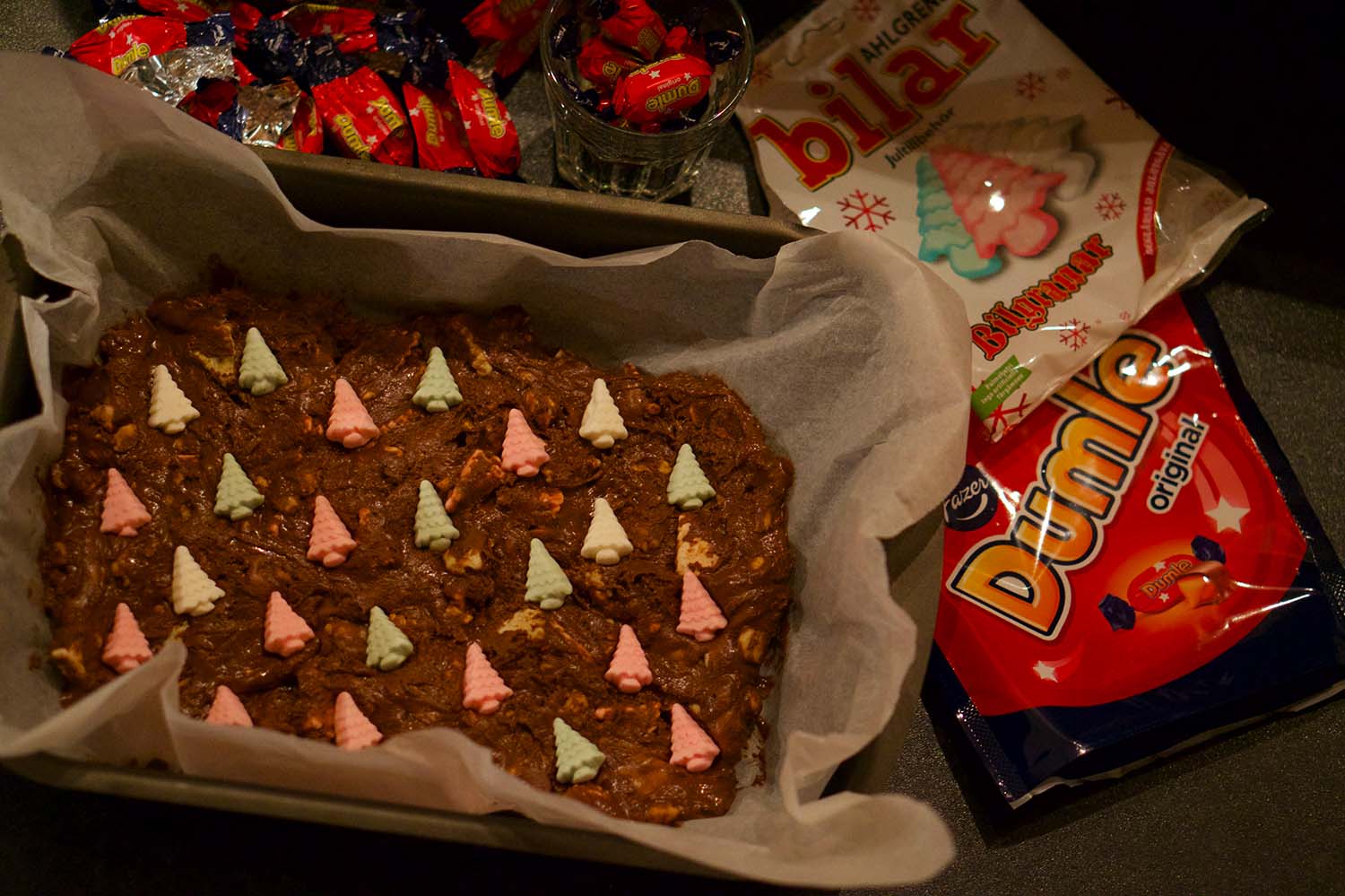Rocky Road med nutella - recept
